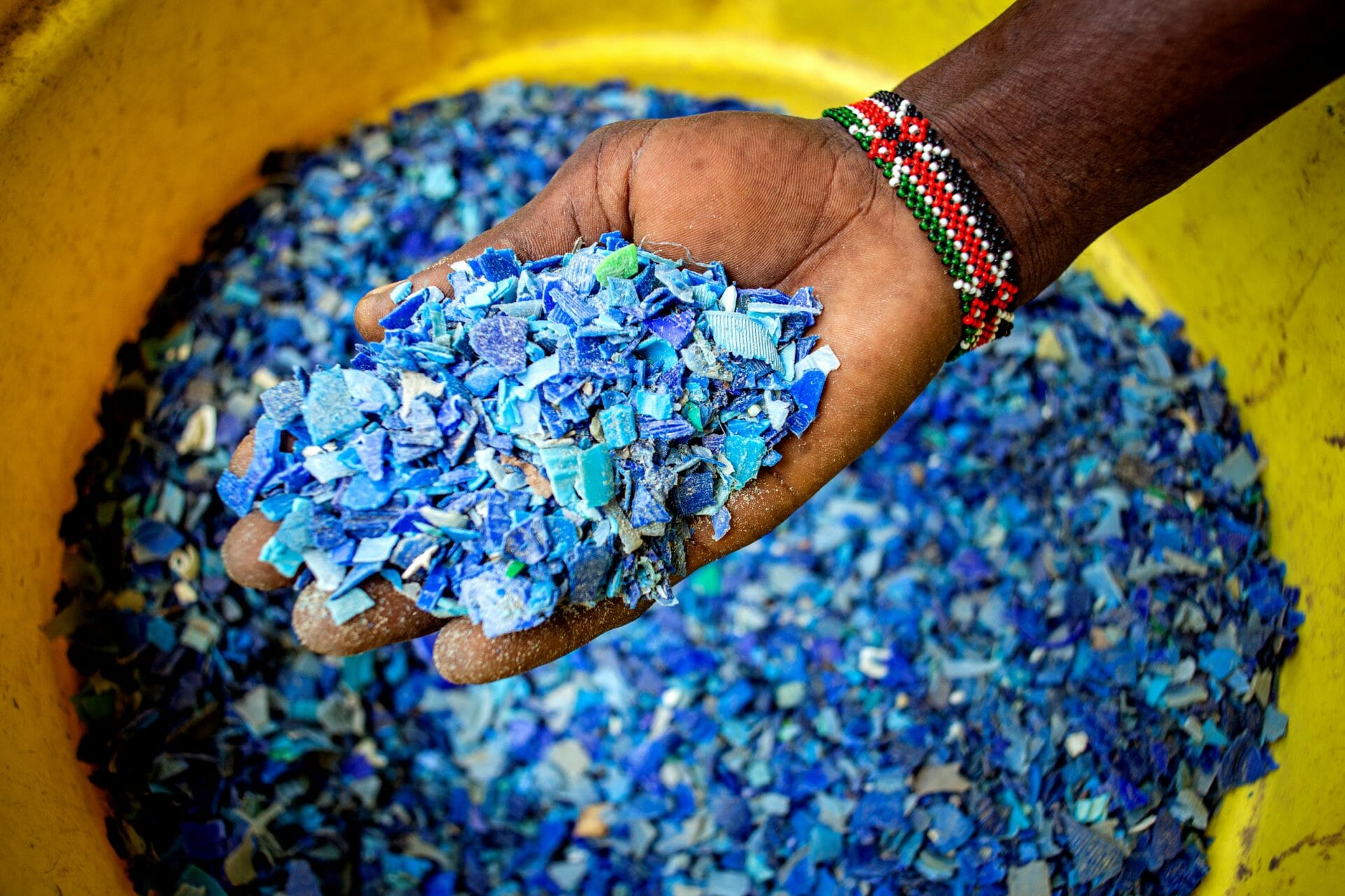 Recycling ocean plastic